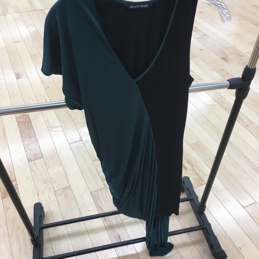 Black Halo Asymmetrical dress